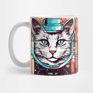 Cat rocket Mug
